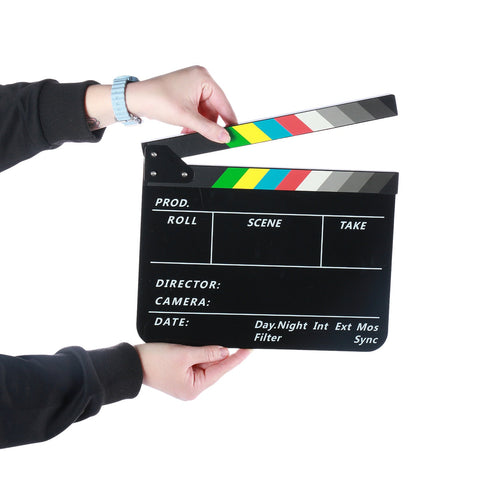 Camerastuff  ICB-02 Clapper Board 30x25cm Acrylic Black