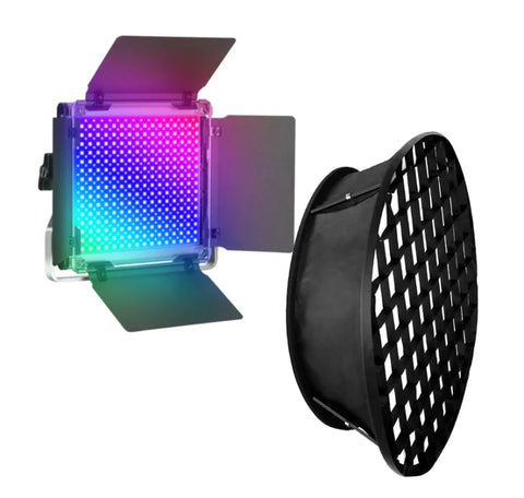 Neewer Bundle | 660 Pro Rgb Led Constant Light + Softbox + Grid