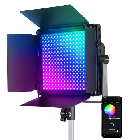 Neewer Bundle | Neewer RGB1200 60W RGB LED Video Light + Neewer NS1S Softbox Diffuser for LED RGB1200