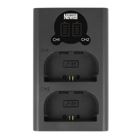 Newell Dl-usb-c Canon Lp-e6 Usb Dual-channel Battery Charger