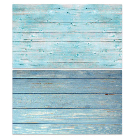 Camerastuff BD2006 57x87cm Dual-Side Flatlay Backdrop Design #01 Blue Wood | CameraStuff | South Africa Gauteng Online Shop