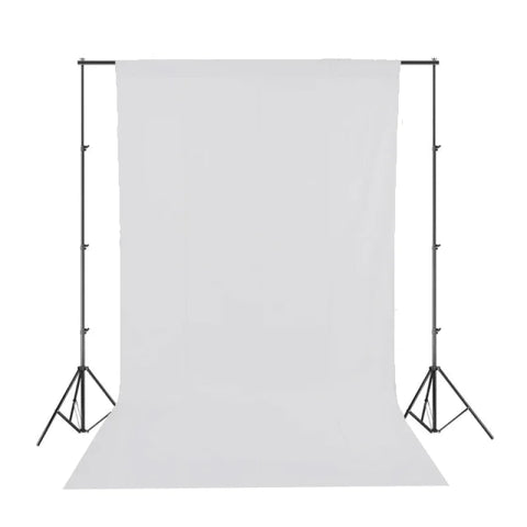 Cotton Fabric Backdrop Bundle | 1.8x3m White Cotton Backdrop + 3x2.6m Portable Backdrop Stand | CameraStuff | South Africa Gauteng Online Shop