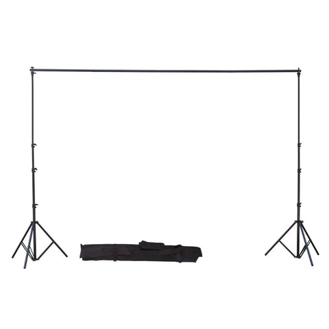 Cotton Fabric Backdrop Bundle | 3x3.6m Chroma-Key Green Cotton Backdrop + Neewer 2.6x3m Adjustable Backdrop Stand Kit | CameraStuff | South Africa Gauteng Online Shop