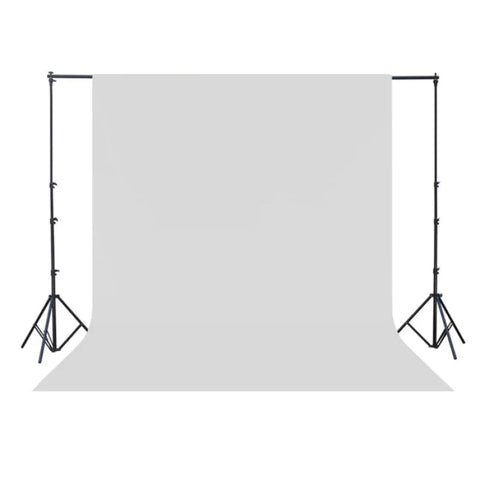 Cotton Fabric Backdrop Bundle | 3x3.6m White Cotton Backdrop + Neewer 2.6x3m Adjustable Backdrop Stand Kit | CameraStuff | South Africa Gauteng Online Shop