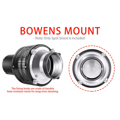 CameraStuff CSS-01 Aluminium Optical Snoot Projector with Bowens Mount | CameraStuff | South Africa Gauteng Online Shop