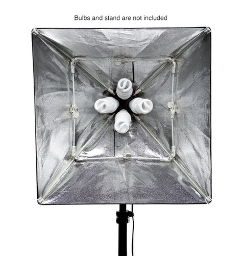 Falcon Eyes LH-ESB6060 Folding Softbox 60x60cm & 4 x E27 Bulb Holder (Bulbs not included) | CameraStuff | South Africa Gauteng Online Shop