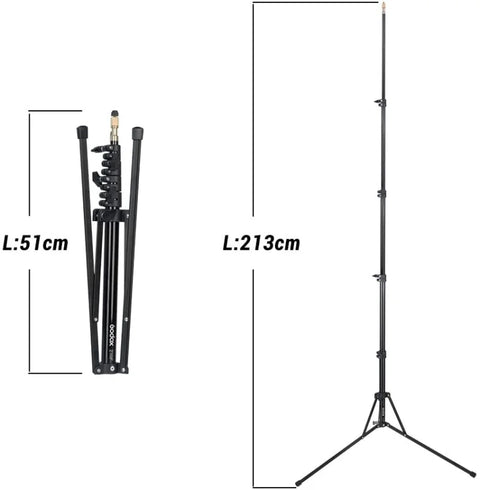 Godox 210F Compact Light Stand with Reversible Folding Legs 210cm | CameraStuff | South Africa Gauteng Online Shop