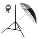 Godox Bundle | Godox 101cm Silver Umbrella + Flash Bracket + Stand | CameraStuff | South Africa Gauteng Online Shop