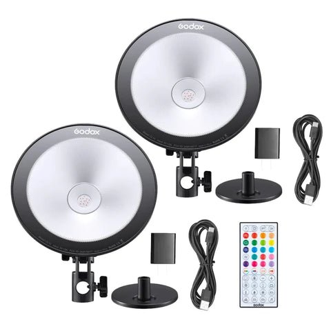 Godox Bundle | 2 x Godox CL10 RGB Webcasting Ambient LED | CameraStuff | South Africa Gauteng Online Shop