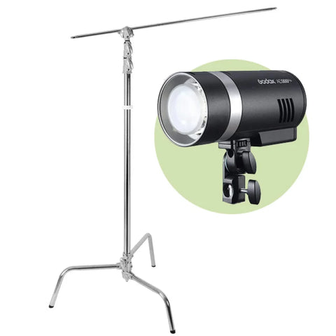 Godox Bundle | Godox AD300 Pro Battery Strobe + Godox C-Stand | CameraStuff | South Africa Gauteng Online Shop