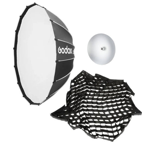 Godox Bundle | Godox S120T 120cm Quick-Release Umbrella Softbox + + Honeycomb Grid + Deflector Plate | CameraStuff | South Africa Gauteng Online Shop