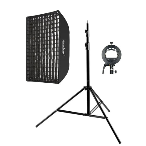 Godox Bundle | Godox SB-USW 60x90cm Folding Sofbox + Light Stand + Flash Bracket | CameraStuff | South Africa Gauteng Online Shop