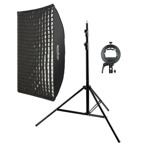 Godox Bundle | Godox SB-USW 80x120cm Folding Sofbox + Light Stand + Flash Bracket | CameraStuff | South Africa Gauteng Online Shop