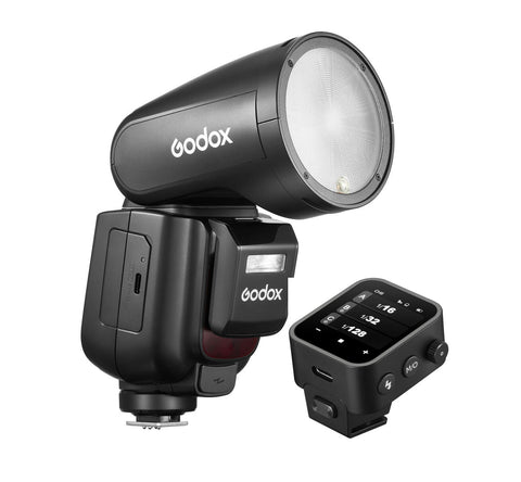 Godox Bundle | Godox V1PRO-C TTL Li-ion Round Head Camera Flash For Canon + Godox X3-C Touchscreen TTL Wireless Flash Trigger for Canon | CameraStuff | South Africa Gauteng Online Shop