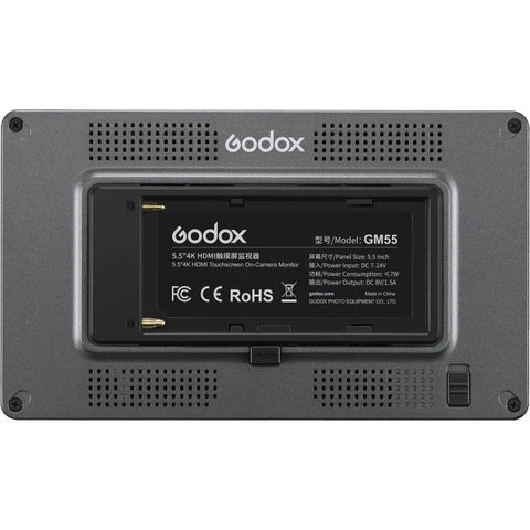 Godox GM55 5.5" 4K HDMI Touchscreen On-Camera Monitor | CameraStuff | South Africa Gauteng Online Shop