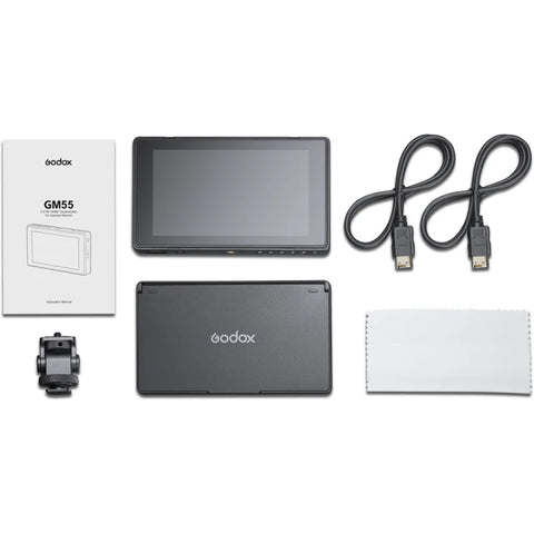 Godox GM55 5.5" 4K HDMI Touchscreen On-Camera Monitor | CameraStuff | South Africa Gauteng Online Shop