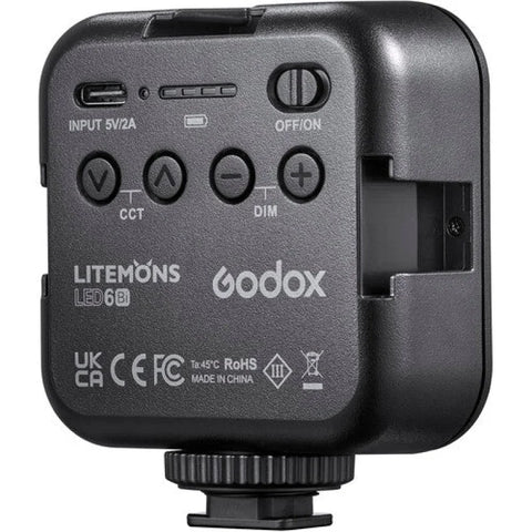 Godox Litemons LED6Bi Bi-Coloured Pocket-Size LED Video Light | CameraStuff | South Africa Gauteng Online Shop