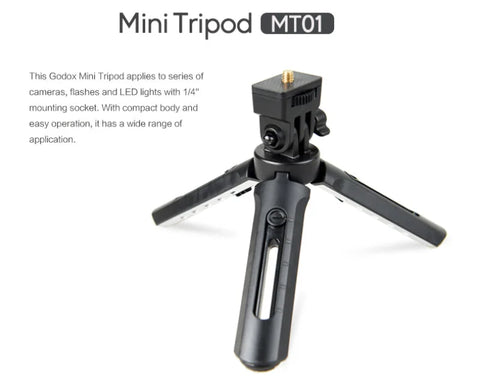 Godox MT01 Mini Light Stand Tripod | CameraStuff | South Africa Gauteng Online Shop