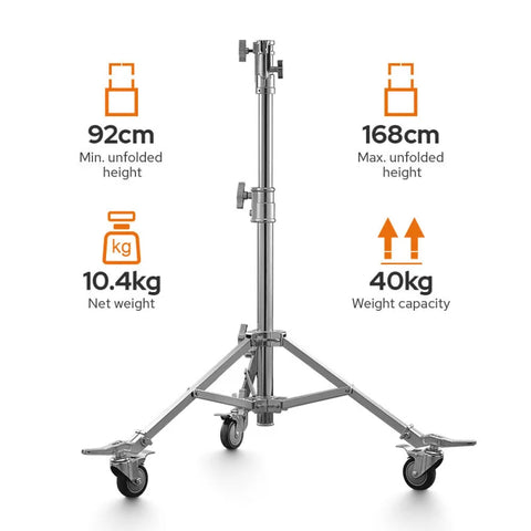 Godox SA5015 Heavy-Duty Steel Roller C-Stand 168cm | CameraStuff | South Africa Gauteng Online Shop