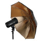 Hylow 84cm Gold Reflective Studio Umbrella | CameraStuff | South Africa Gauteng Online Shop