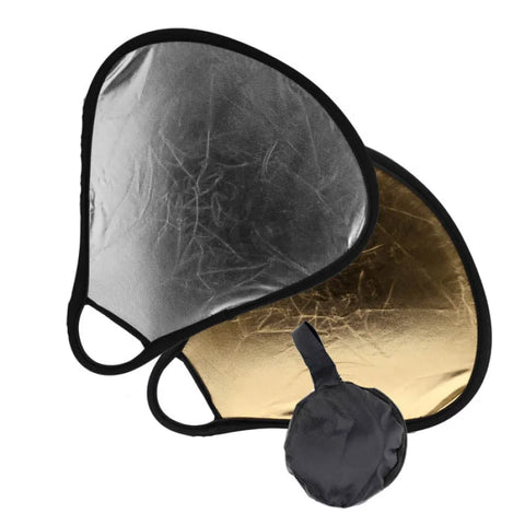 Hylow Reflector 28cm Folding Gold & Silver | CameraStuff | South Africa Gauteng Online Shop