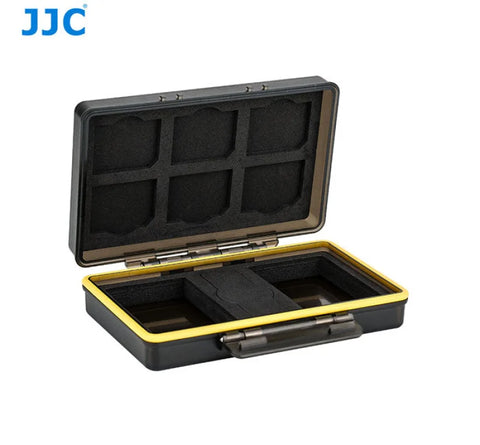 JJC BC-3SD6 Multi-Function Battery Case 6 x SD Memory Cards and 2 x Camera Batteries | CameraStuff | South Africa Gauteng Online Shop