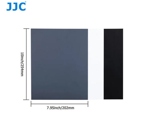 JJC GC-1II 3-in-1 White Balance & Grey Card (254 x 202mm) | CameraStuff | South Africa Gauteng Online Shop