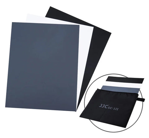 JJC GC-1II 3-in-1 White Balance & Grey Card (254 x 202mm) | CameraStuff | South Africa Gauteng Online Shop