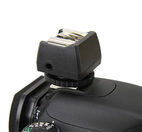 JJC Hot Shoe Adapter JSC-8 PC Sync & 3.5mm Sync | CameraStuff | South Africa Gauteng Online Shop