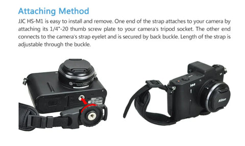 JJC HS-M1 Camera Hand Strap Grip for Mirrorless, Lightweight Cameras | CameraStuff | South Africa Gauteng Online Shop