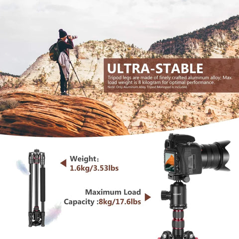 Neewer 178cm 77-inch  2-in-1 Camera Tripod & Monopod with Panoramic Ball Head | CameraStuff | South Africa Gauteng Online Shop