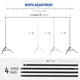 Neewer 2.6x3m Lightweight Backdrop Stand Kit with Clamps & Sandbags | CameraStuff | South Africa Gauteng Online Shop