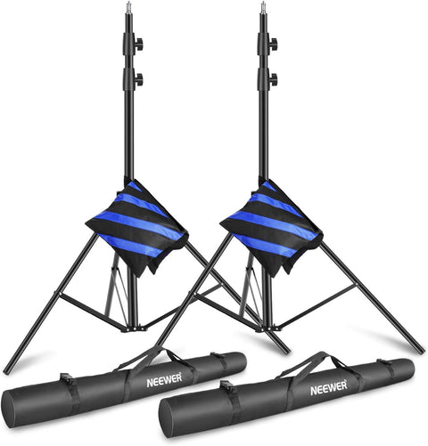 Neewer 2-Pack 300cm Spring-Loaded Light Stand Kit with Sandbags | CameraStuff | South Africa Gauteng Online Shop