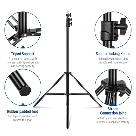 Neewer 220cm Heavy-Duty Air-Cushioned Light Stand | CameraStuff | South Africa Gauteng Online Shop