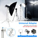 Neewer 300cm Heavy-Duty Silver Stainless Steel Spring-Cushioned Light Stand | CameraStuff | South Africa Gauteng Online Shop