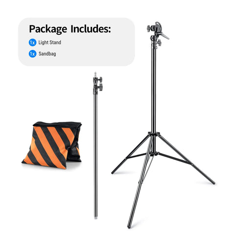 Neewer 390cm 2-in-1 Black Boom Stand and Light Stand with Sandbag Counterweight | CameraStuff | South Africa Gauteng Online Shop