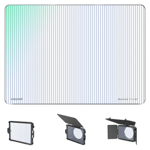 Neewer 4"x5.65" Cinematic Blue Streak Effect Square Filter for Matte Box | CameraStuff | South Africa Gauteng Online Shop