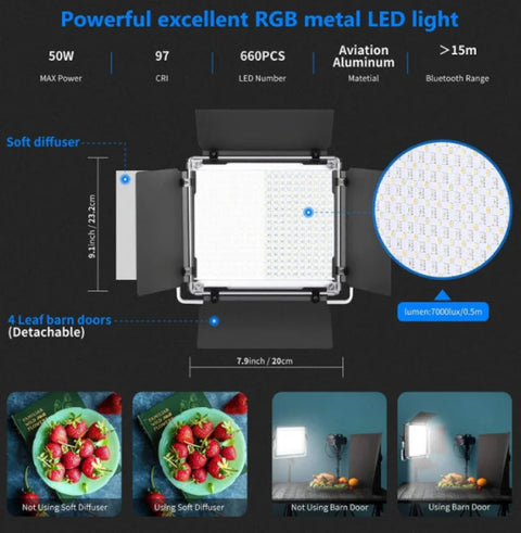 Neewer 660 PRO 50W RGBWW LED Constant Light Panel | CameraStuff | South Africa Gauteng Online Shop