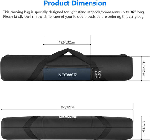 Neewer 92cm Nylon Light Stand & Tripod Carry Bag | CameraStuff | South Africa Gauteng Online Shop