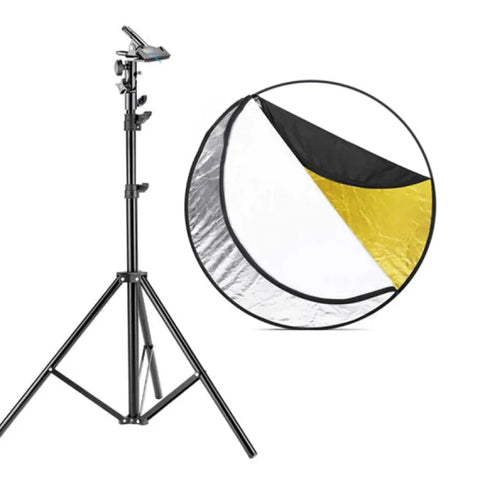 Neewer Bundle | 110cm 5-in-1 Reflector + 190cm Stand and Reflector Clamp | CameraStuff | South Africa Gauteng Online Shop