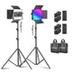 Neewer Bundle | Neewer 660 PRO RGB LED Constant Light Kit + 4 x NP-F770 Li-Ion Batteries + 2 x Dual Chargers | CameraStuff | South Africa Gauteng Online Shop