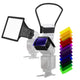 Neewer Bundle | Speedlight Gels (x12) + Softbox + Silver/White Bounce Card | CameraStuff | South Africa Gauteng Online Shop