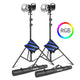 Neewer Bundle | Twin-Kit Neewer CB100C 130W RGB LED Constant Lights + 300cm Light Stands + Sandbags | CameraStuff | South Africa Gauteng Online Shop