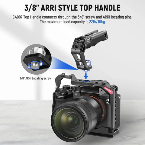 Neewer CA007 Top Handle and VS105 Side Handle Grip Kit for Camera Cages & Rigs | CameraStuff | South Africa Gauteng Online Shop