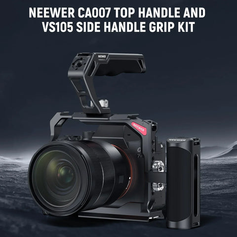 Neewer CA007 Top Handle and VS105 Side Handle Grip Kit for Camera Cages & Rigs | CameraStuff | South Africa Gauteng Online Shop