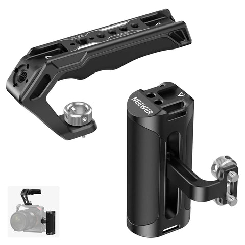 Neewer CA007 Top Handle and VS105 Side Handle Grip Kit for Camera Cages & Rigs | CameraStuff | South Africa Gauteng Online Shop