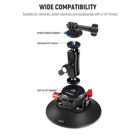 Neewer CA013 6" Camera Suction Mount with Ball Head Magic Arm | CameraStuff | South Africa Gauteng Online Shop