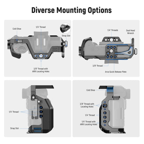 Neewer CA019 Camera Cage For Canon M50/M50 II | CameraStuff | South Africa Gauteng Online Shop