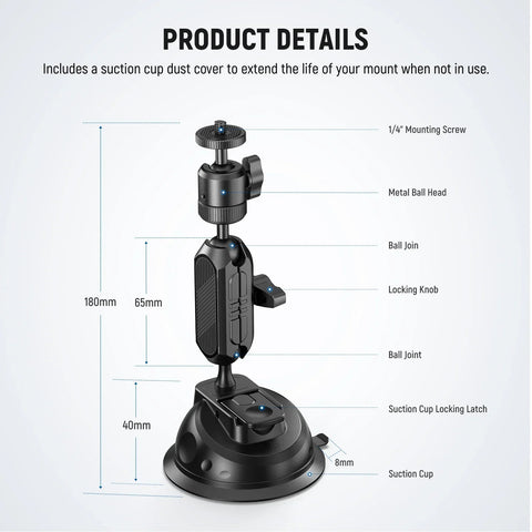 Neewer CA029 Suction Cup Mount | CameraStuff | South Africa Gauteng Online Shop