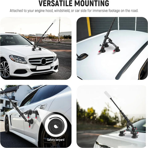 Neewer CA065 Triple Suction Cup Car Mount | CameraStuff | South Africa Gauteng Online Shop